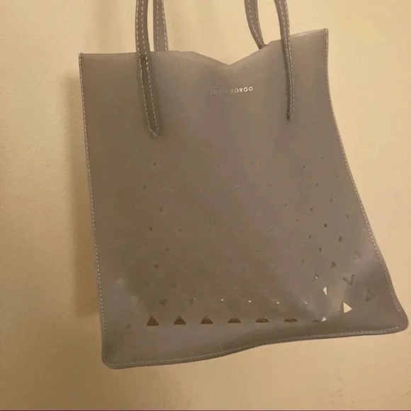 Eddie Borgo Neiman Marcus laser  cut silicone tote bag - Picture 2 of 4
